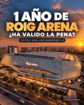 Roig Arena cumple un año: el impacto económico que está generando para Valencia