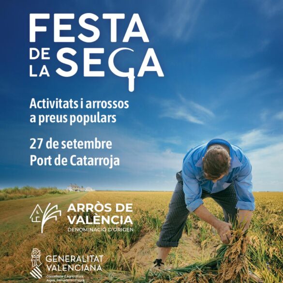 Cartel de la Festa de la Sega 2026 en el Port de Catarroja, 27 de septiembre