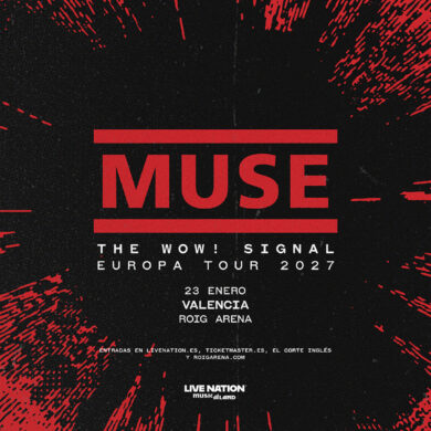 Muse, protagonistas del concierto en el Roig Arena de Valencia el 23 de enero de 2027