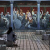 Proyecciones de la exposición de Pompeya en Valencia en la sala inmersiva de Bombas Gens